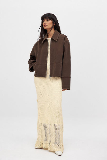 Angelina | Suede Jacket
