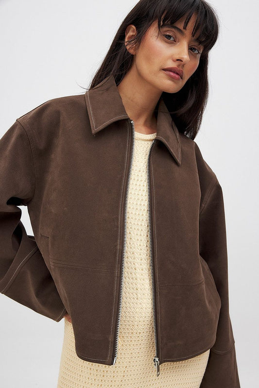 Angelina | Suede Jacket