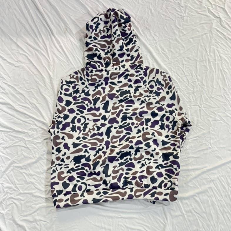 Duck Camouflage Half Zip Hoodie
