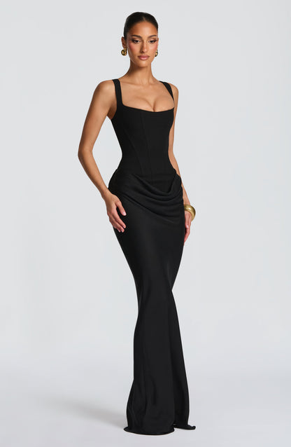 Amalia Maxi Dress - Black