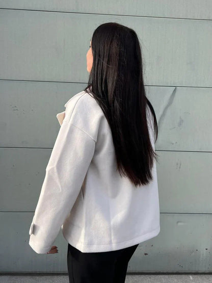 Noire Élégance™ | Cropped City Jacket
