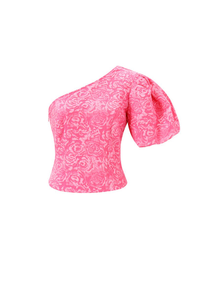 Pink shoulder top