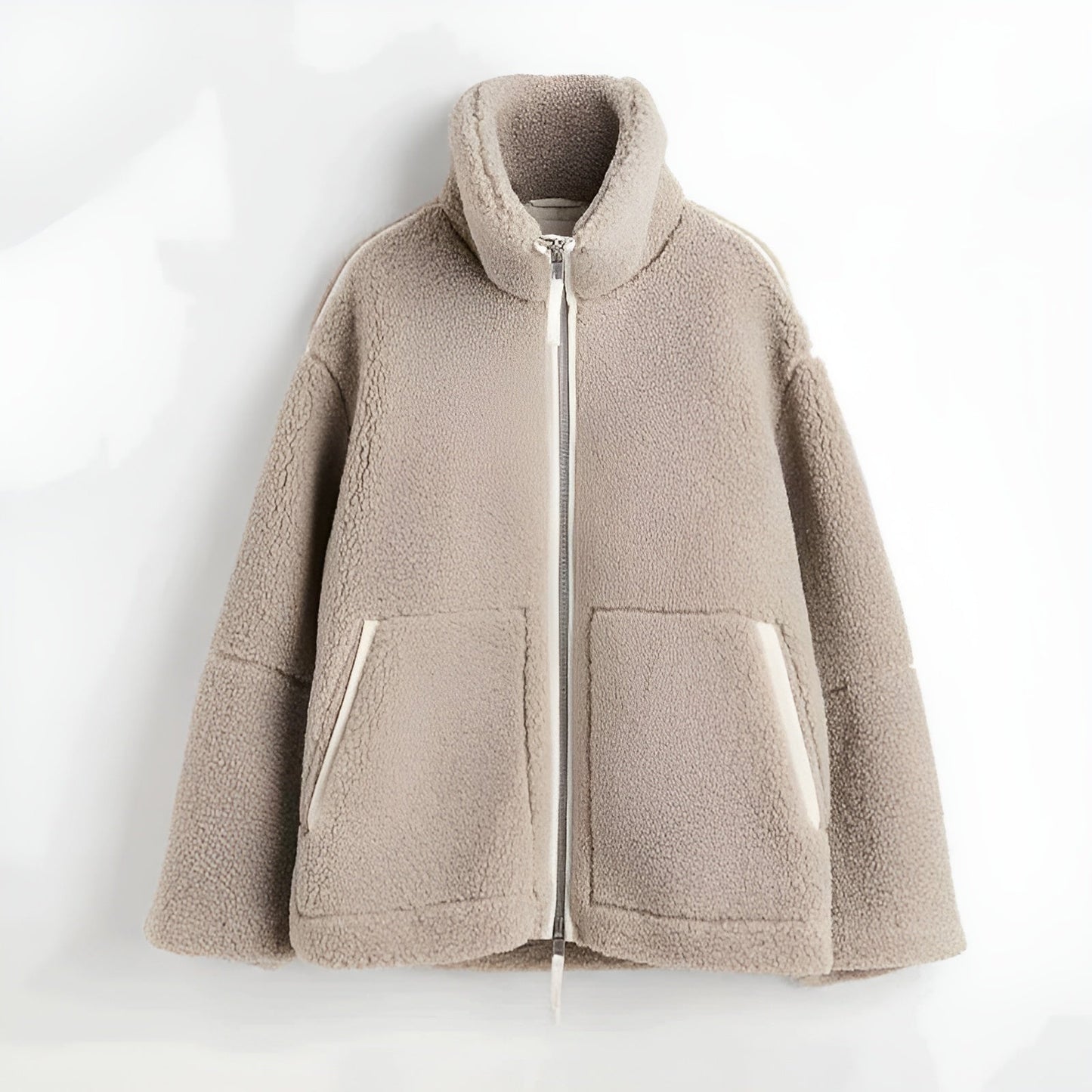 Olivia - Cozy Teddy Jacket