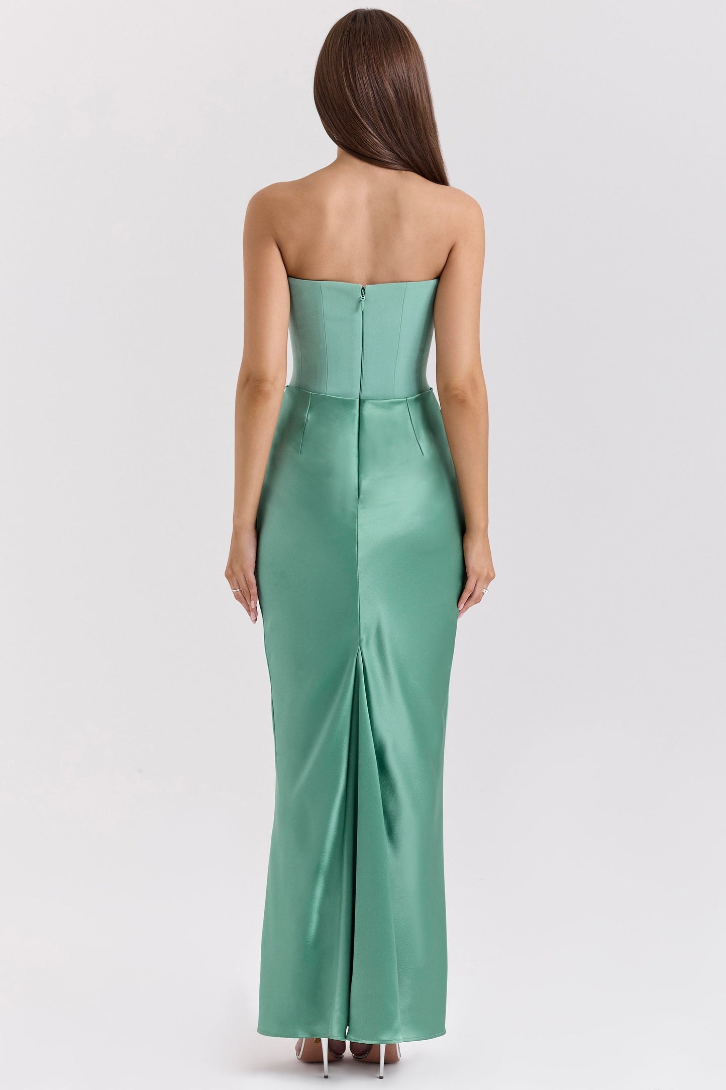 Isla | Strapless Korset Maxi Dress