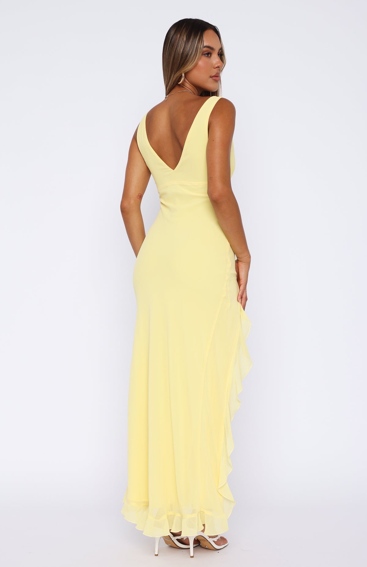 Line Evening Maxi Dress