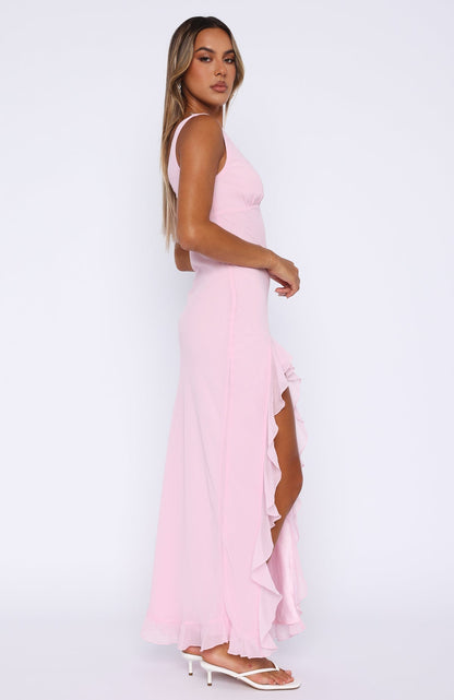 Line Evening Maxi Dress