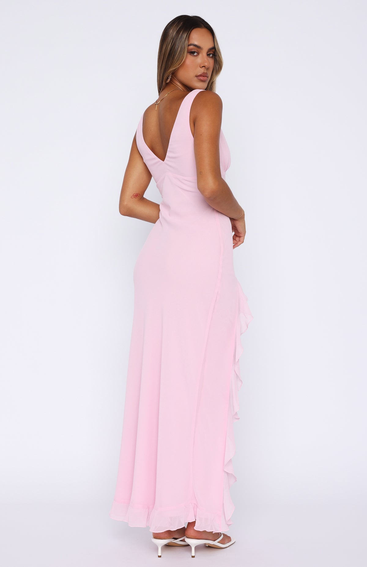Line Evening Maxi Dress