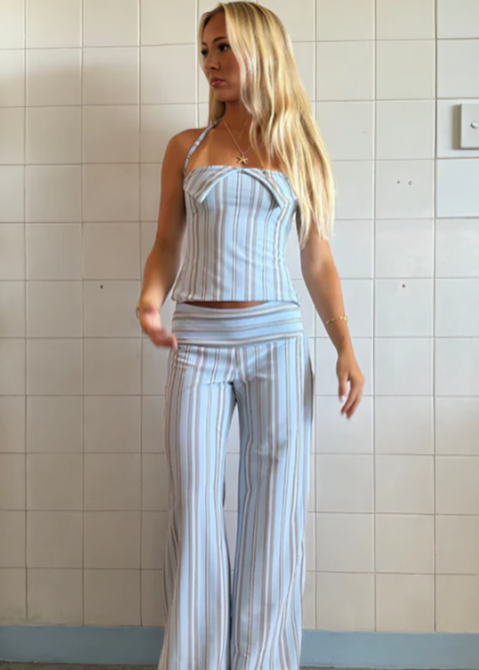 Elina | Striped Two-Piece Set