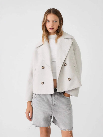 Noire Élégance™ | Cropped City Jacket