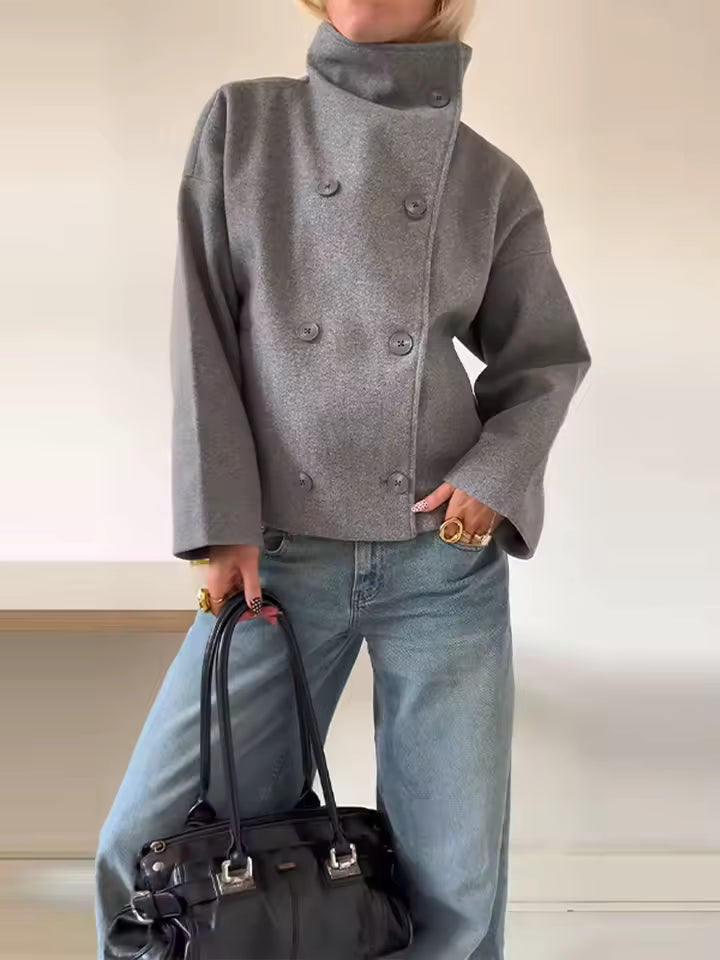 CROPPED TRENCH COAT