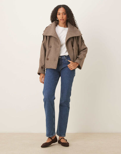 CROPPED TRENCH COAT
