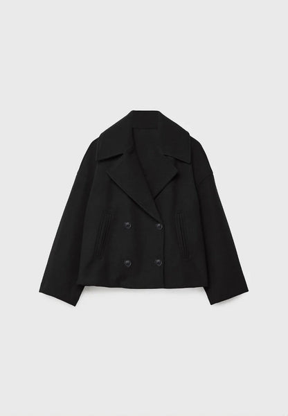 Noire Élégance™ | Cropped City Jacket