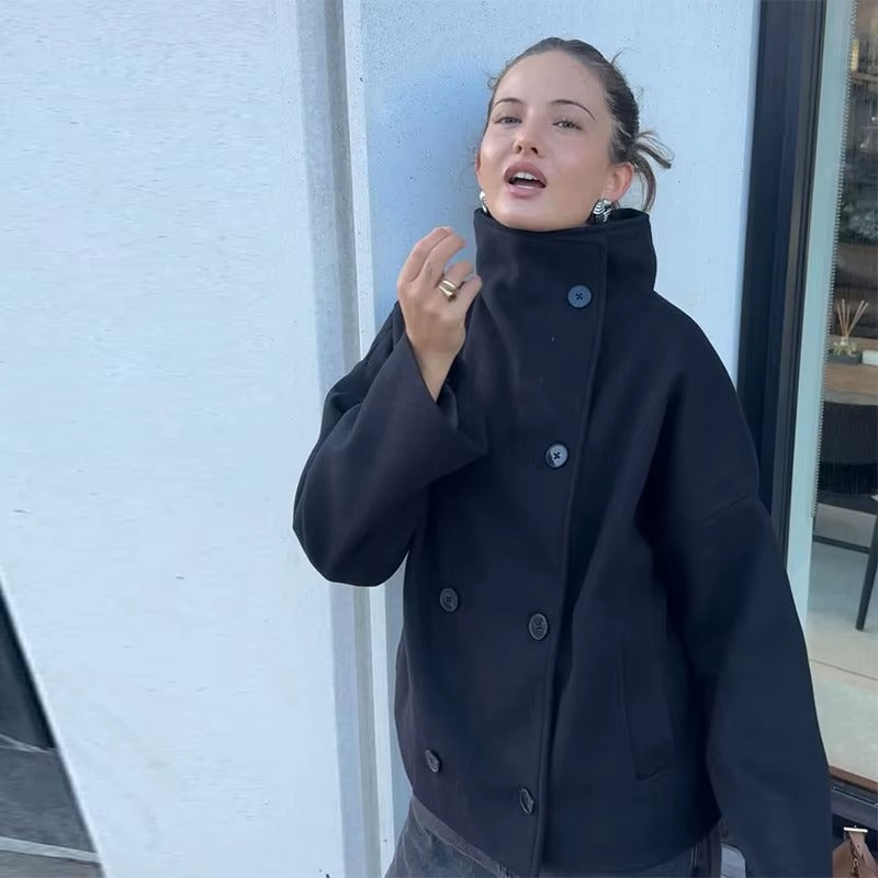 CROPPED TRENCH COAT