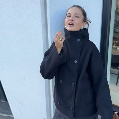 CROPPED TRENCH COAT