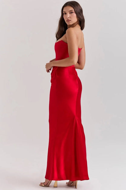 Elara Sculpted Maxi Dress