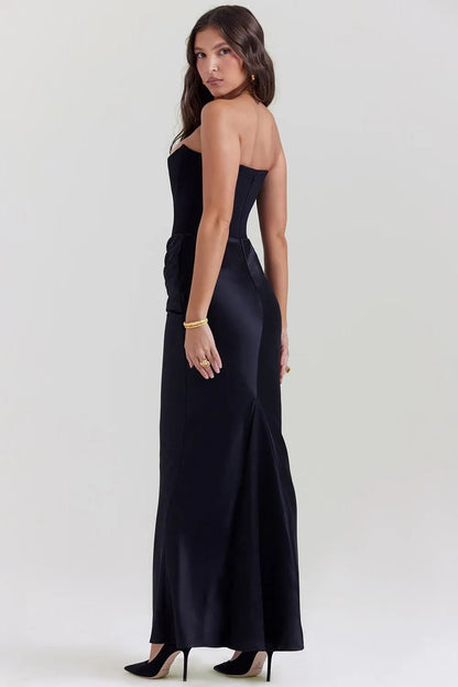 Elara Sculpted Maxi Dress