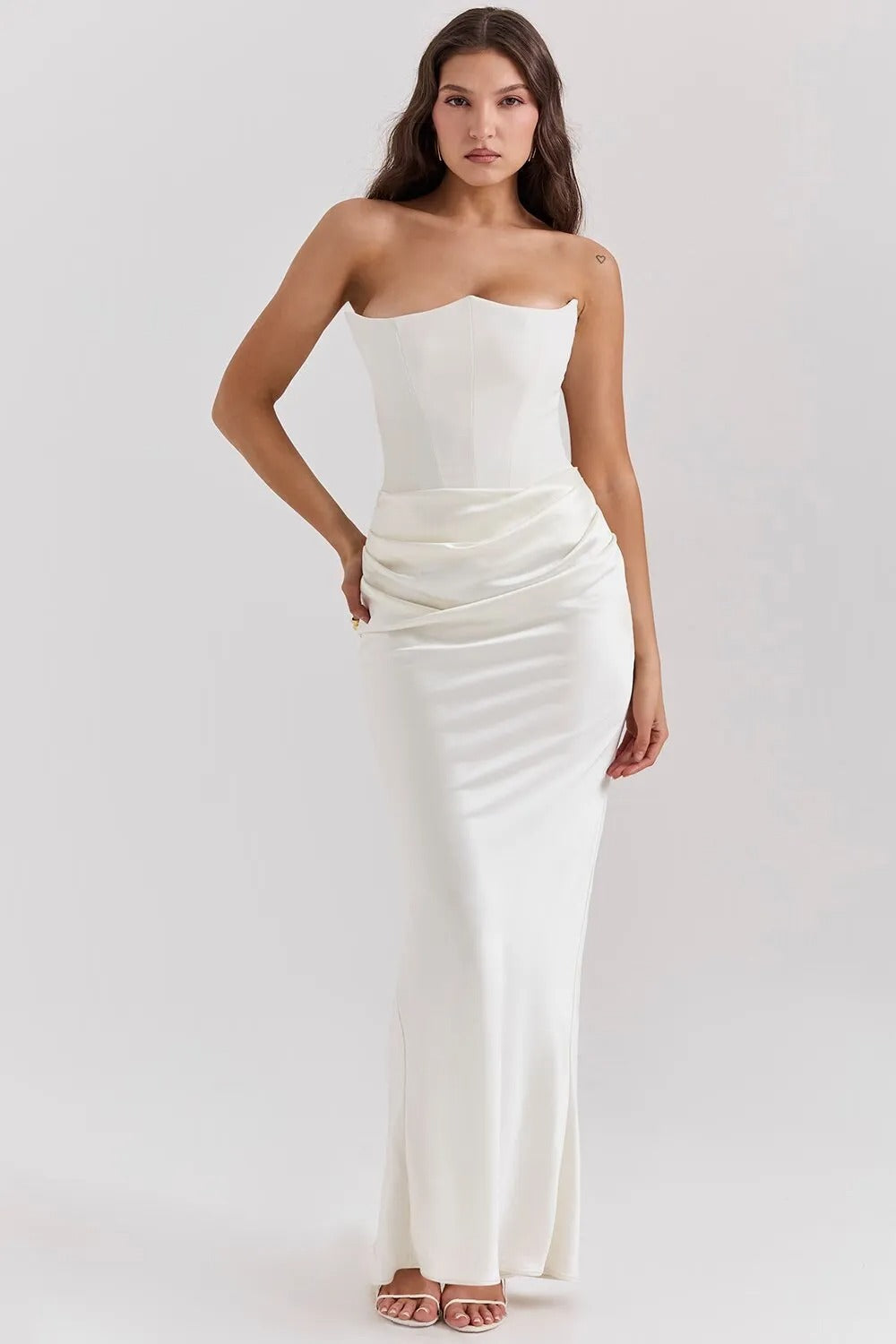 Elara Sculpted Maxi Dress