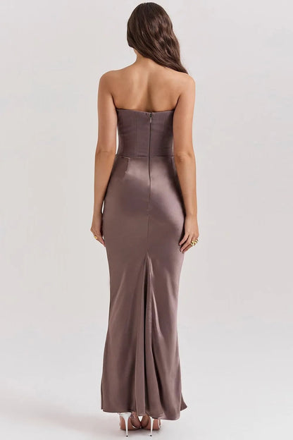 Elara Sculpted Maxi Dress