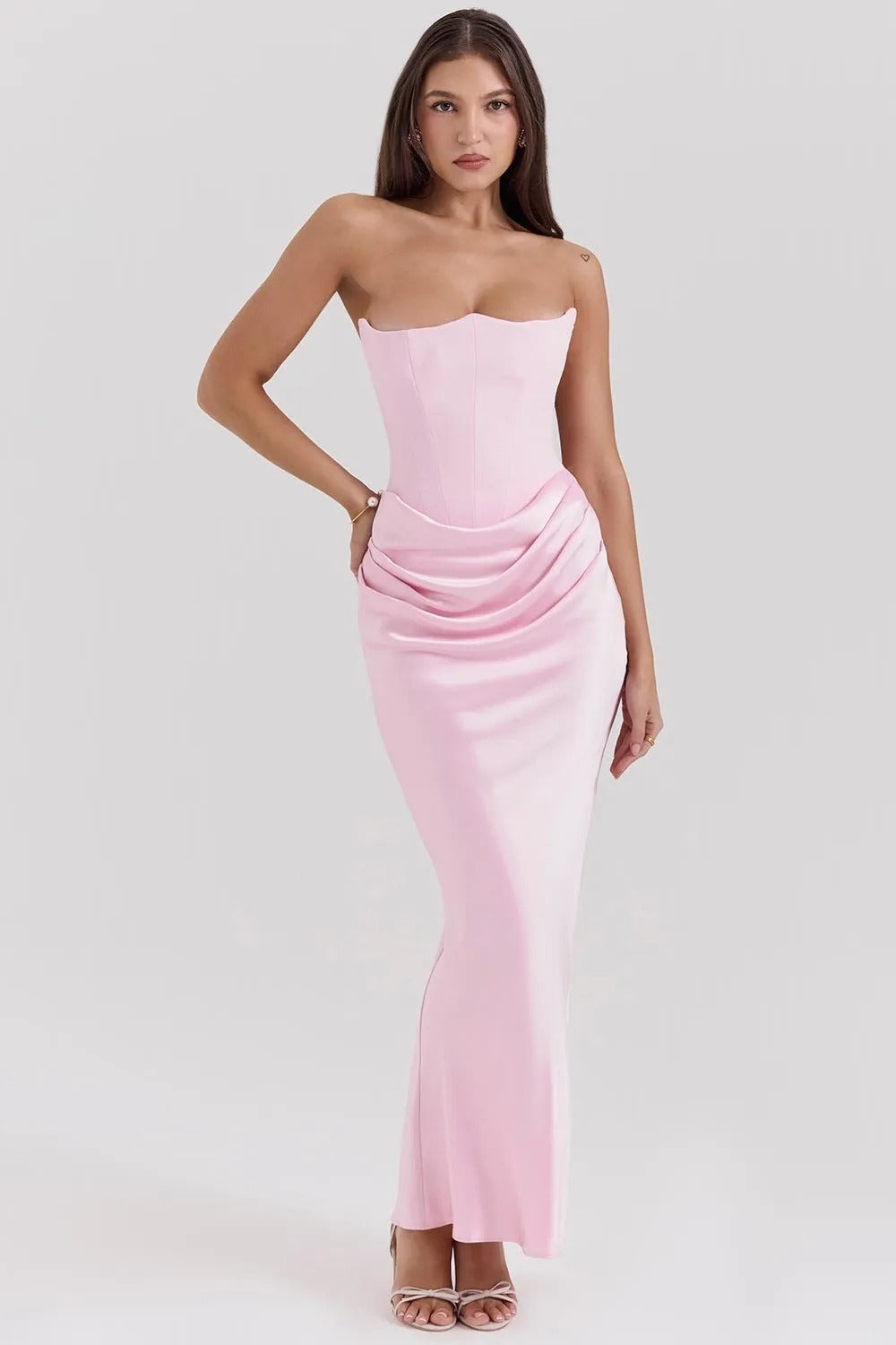 Elara Sculpted Maxi Dress