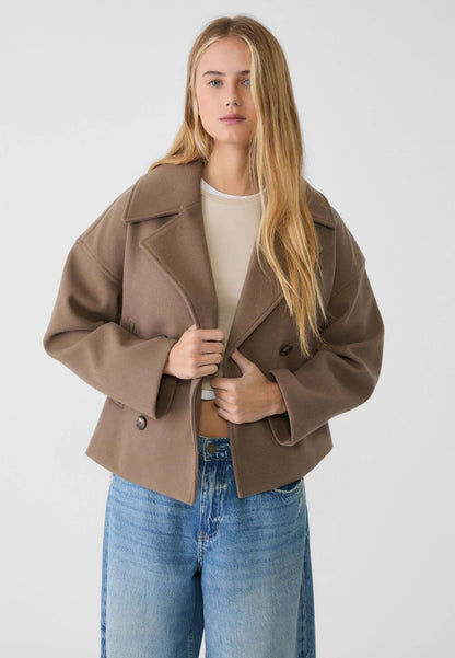 Noire Élégance™ | Cropped City Jacket