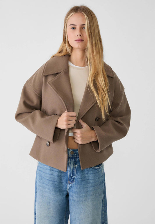 Noire Élégance™ | Cropped City Jacket