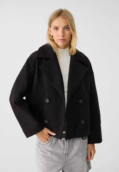Noire Élégance™ | Cropped City Jacket