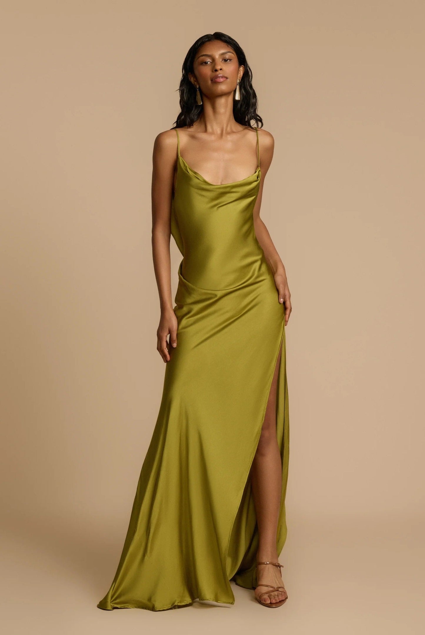 Vienna Satin Slip Dress