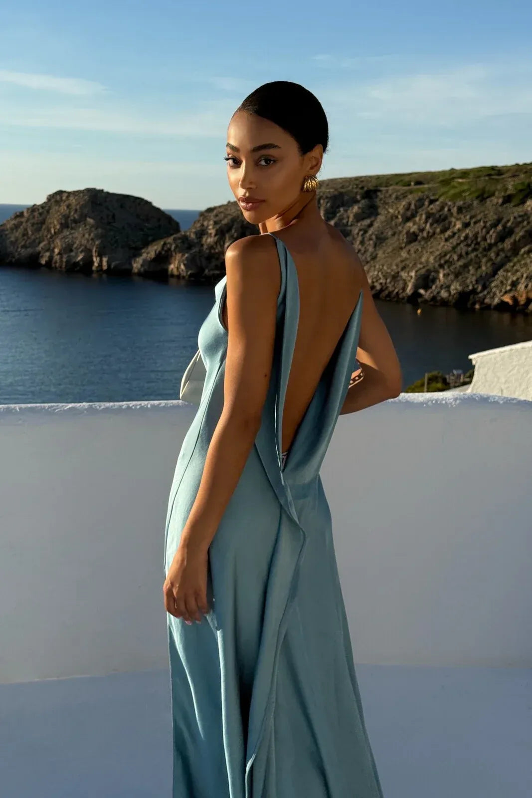 Vienna Satin Slip Dress