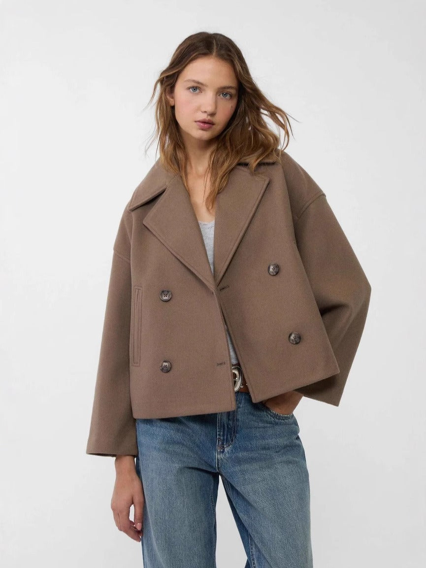Noire Élégance™ | Cropped City Jacket