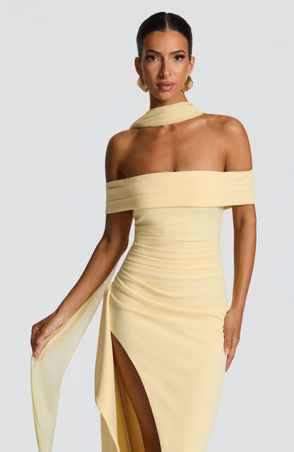 Ella Maxi Dress- Lemon