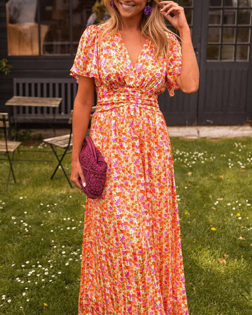Julia- Long Floral Dress