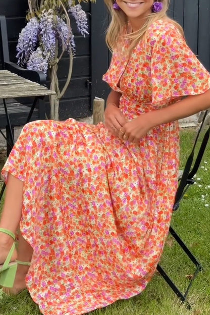 Julia- Long Floral Dress
