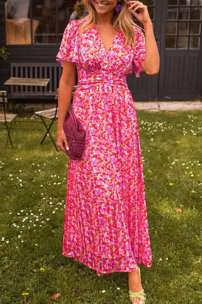 Julia- Long Floral Dress