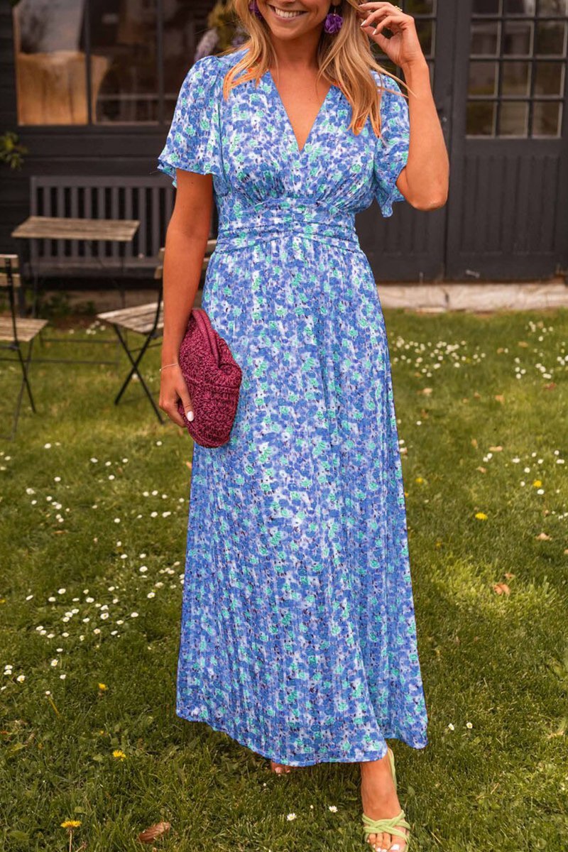 Julia- Long Floral Dress