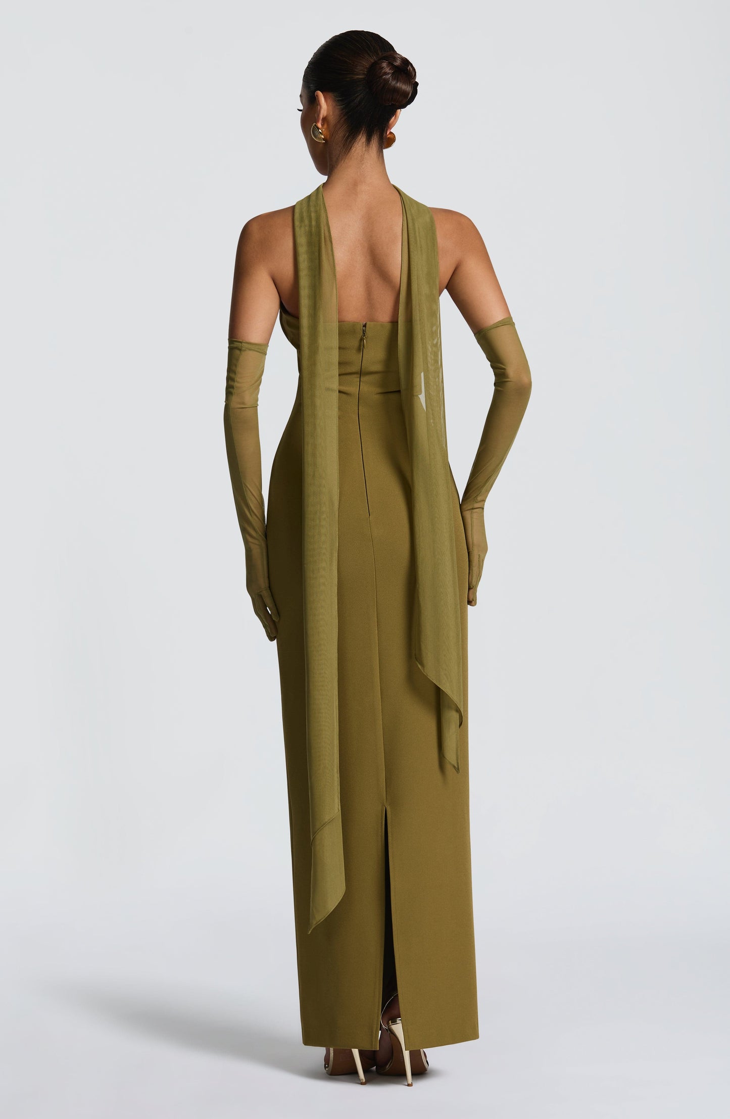 Emma Maxi Dress - Deep Olive