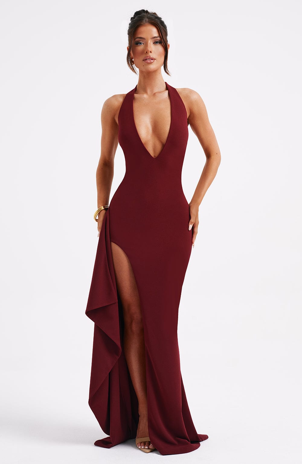 Sabrina Maxi Dress - Bourgogne