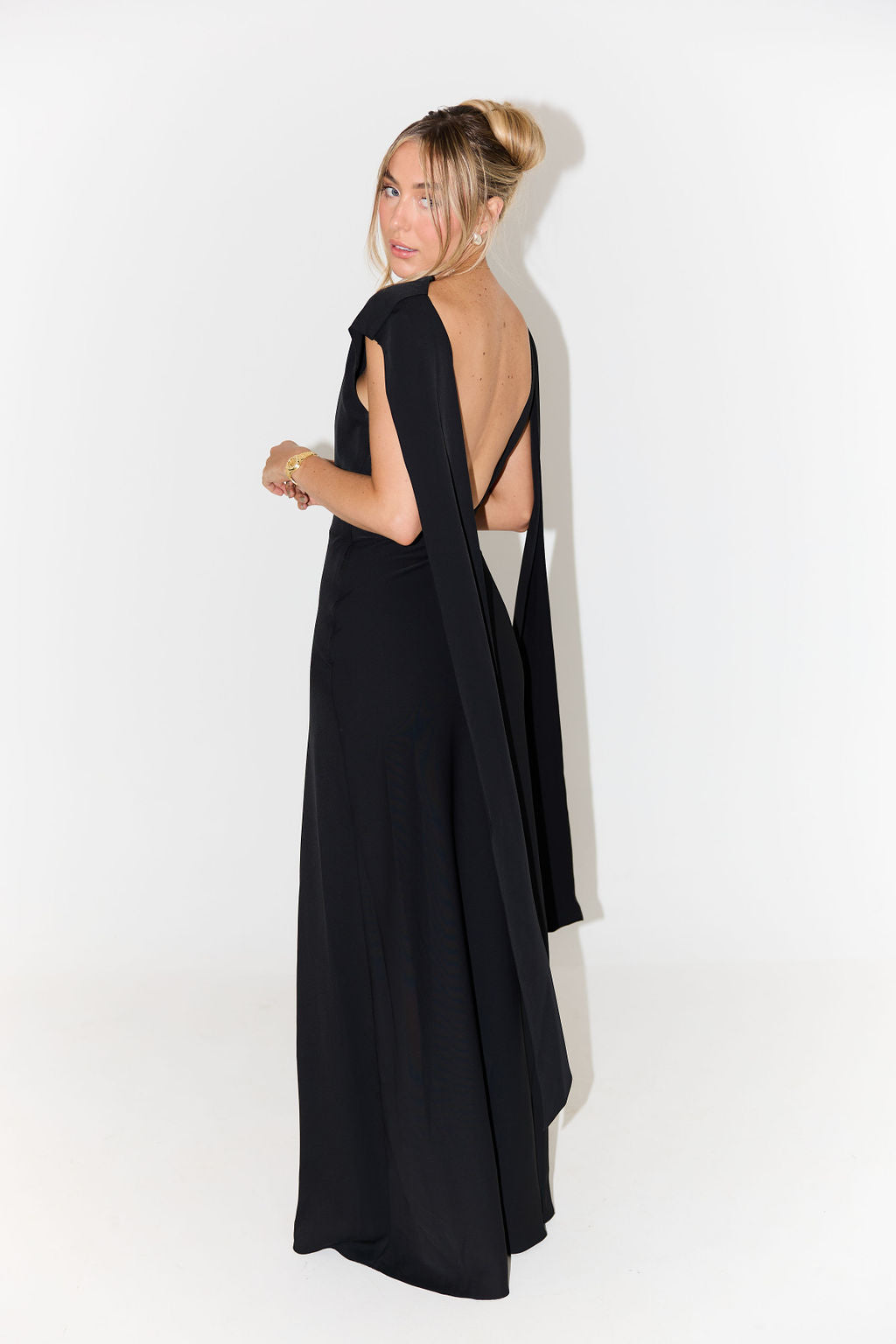 Line ® |  Draped maxi dress