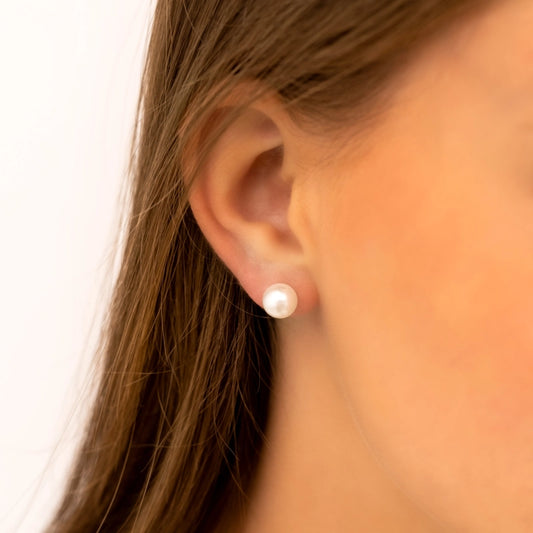 Pearl Earrings Silver