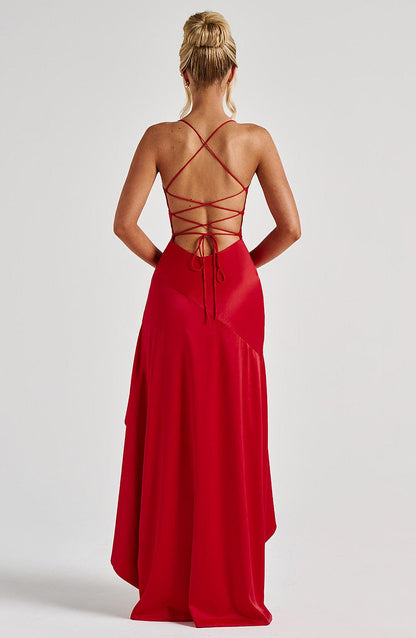 Mia Maxi Dress - Red