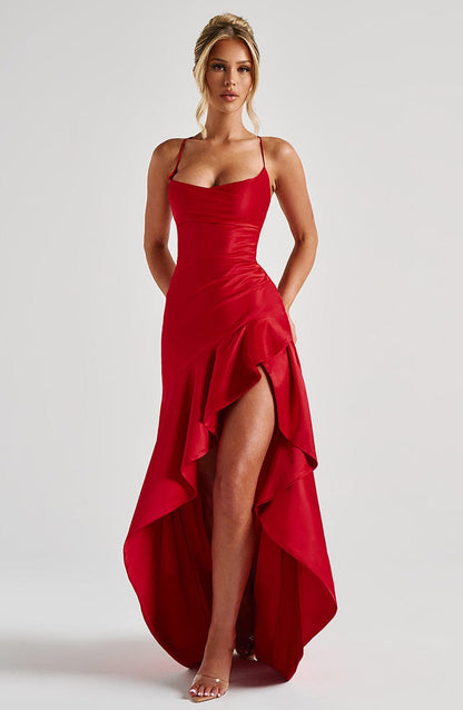 Mia Maxi Dress - Red