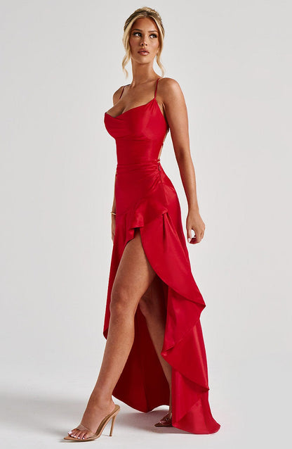 Mia Maxi Dress - Red
