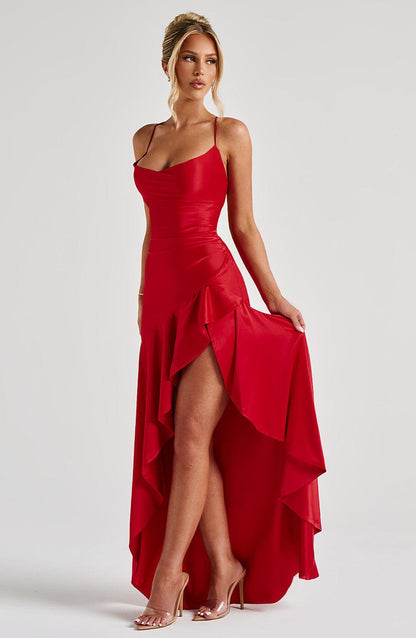 Mia Maxi Dress - Red
