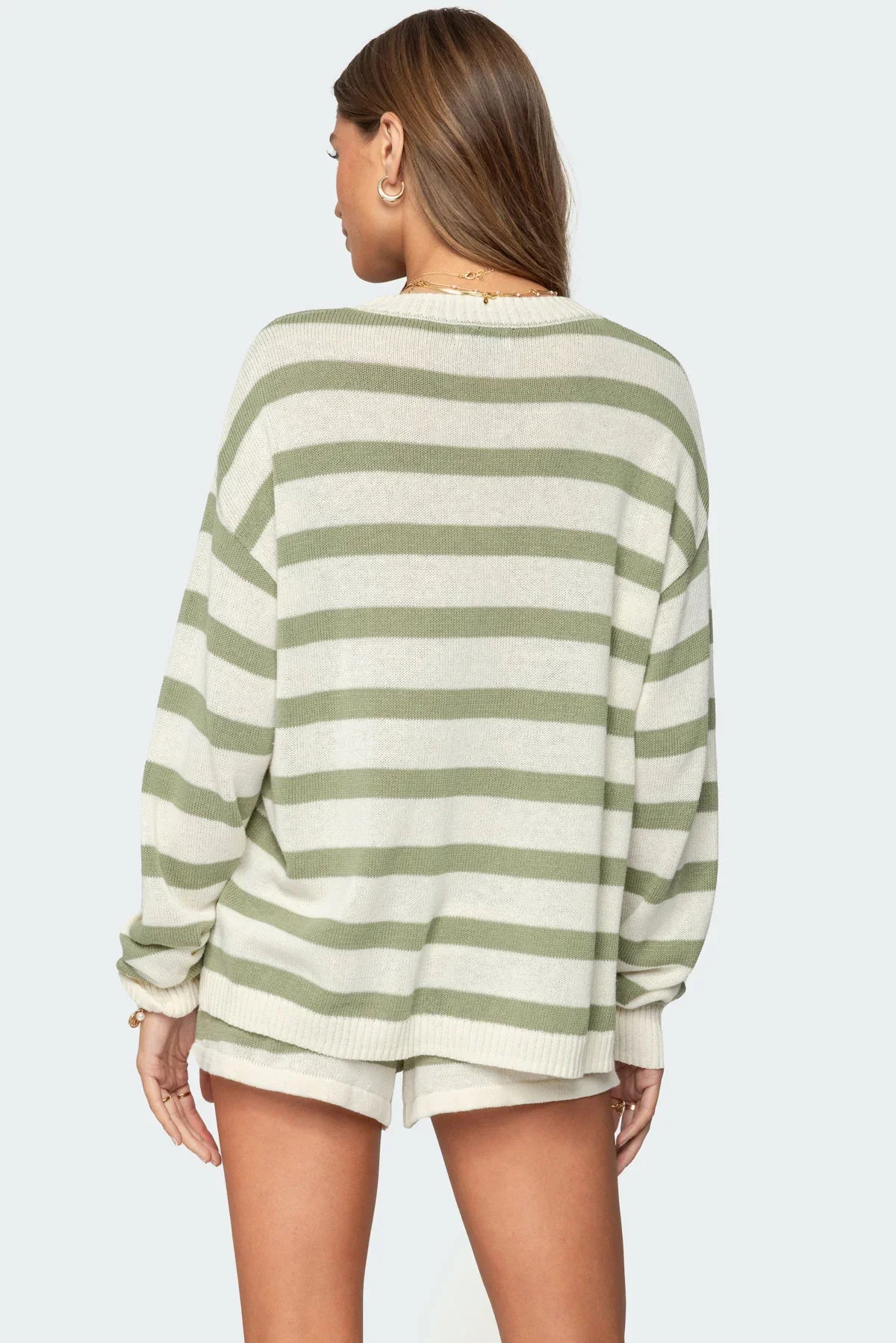 Ida knitted set with stripes