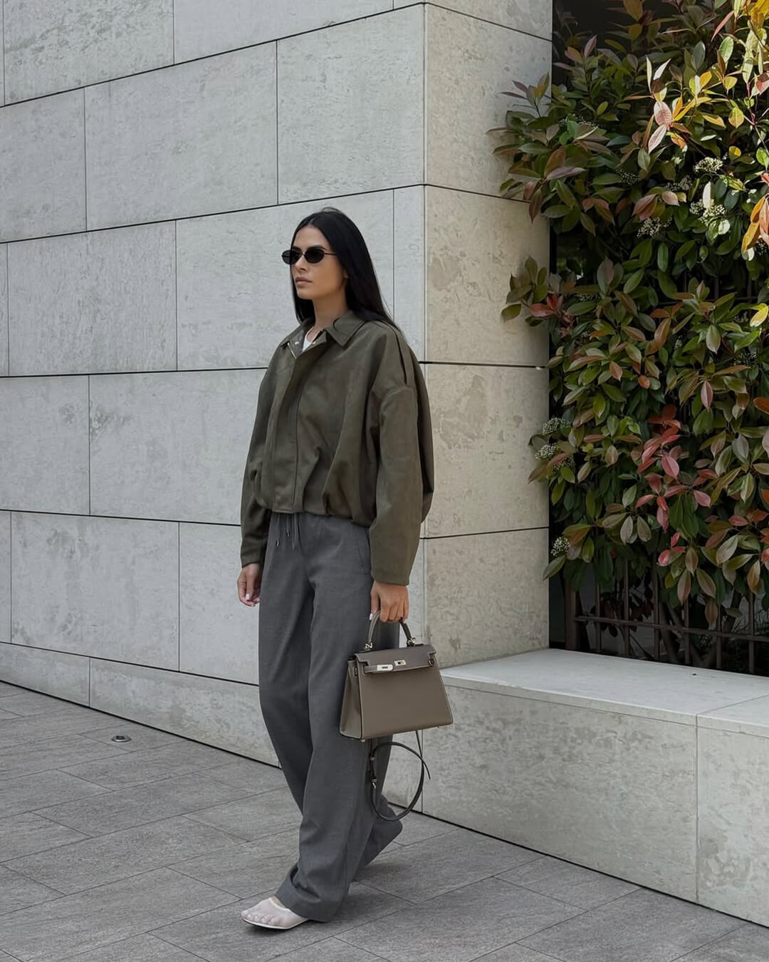 Alia Suede Bomber Jacket