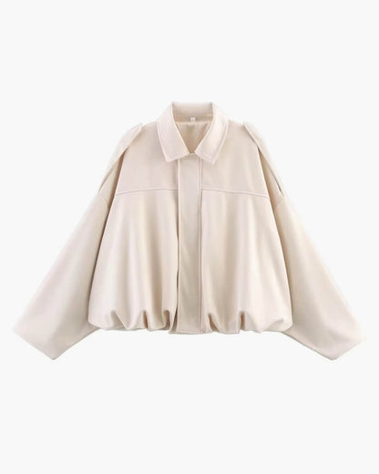 Alia Suede Bomber Jacket