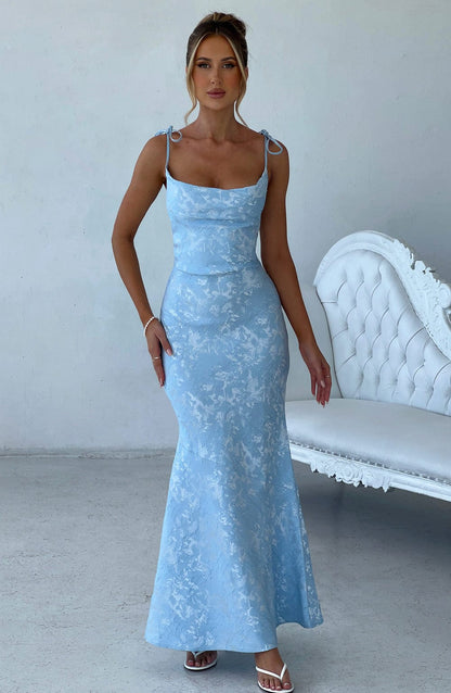 Alia Maxi Dress - Bleu